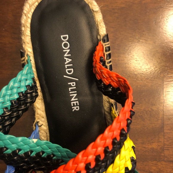 NWOT Donald Pliner Rhonda Woven Espadrille Sandal -Size 7 - Picture 2 of 9